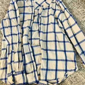 J.Crew Boy Fit Plaid Button-Up Shirt - Size Small